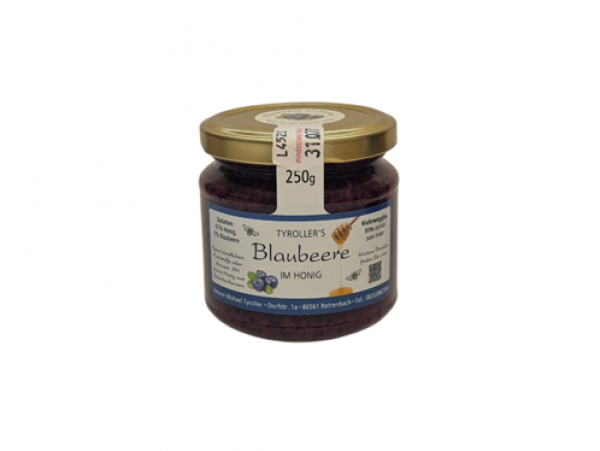 Blaubeere im Honig 250g